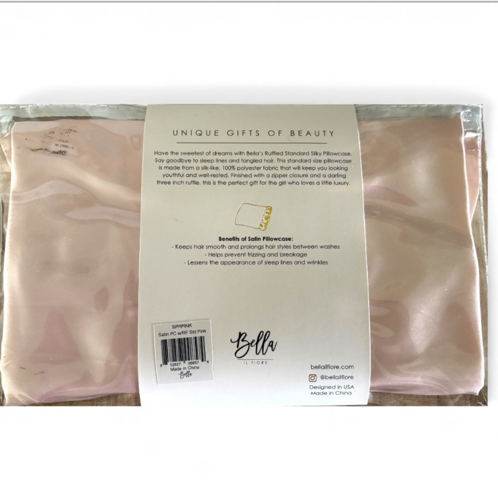 Bella Il Fiore Goodnight Gorgeous Silky Pillowcase - Picture 2 of 2